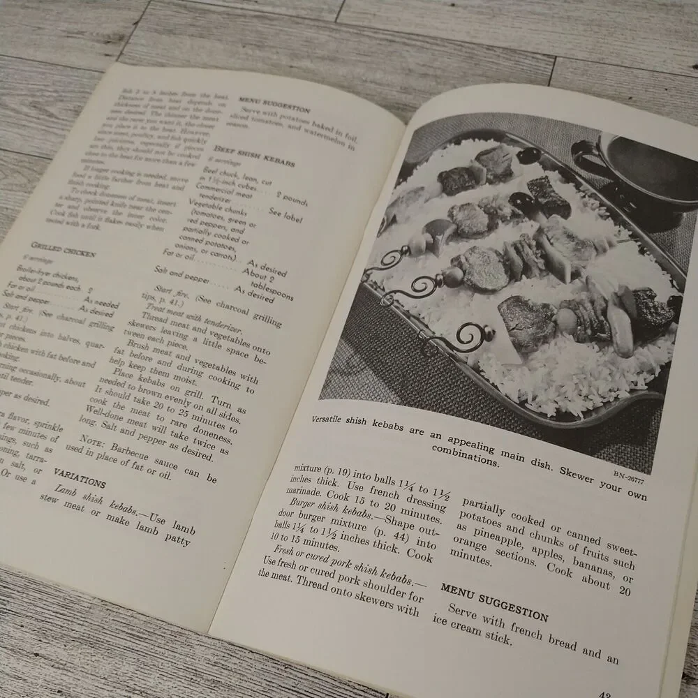 Vtg 1974 USDA Home‎ Garden Bulletin No. 43 ~ Money Saving MAIN DISHES Cookbook